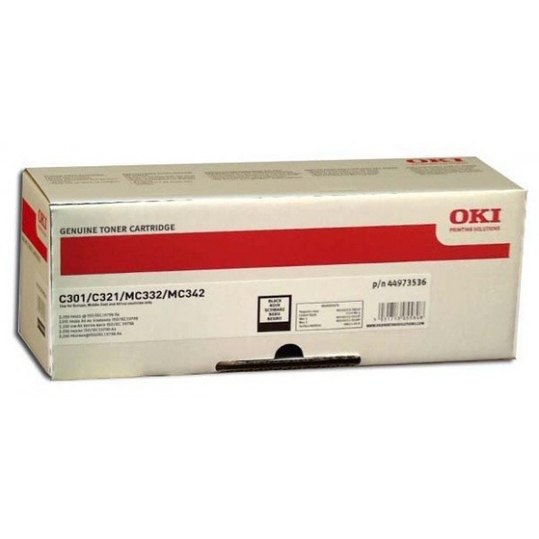 OKI TONER LASER NEGRO C301/C321/MC332/MC342 