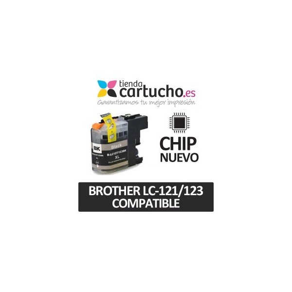 Cartucho Negro Brother LC-121/123 compatible