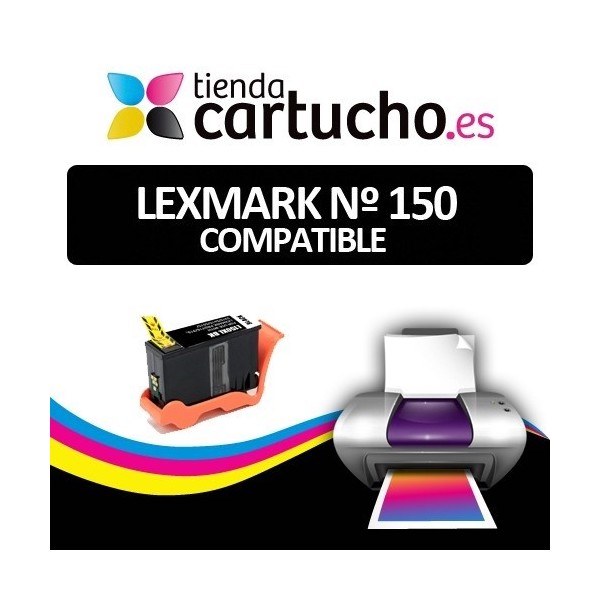 CARTUCHO COMPATIBLE NEGRO LEXMARK Nº 150XL