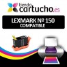 CARTUCHO COMPATIBLE NEGRO LEXMARK Nº 150XL