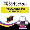 CARTUCHO COMPATIBLE AMARILLO LEXMARK Nº 150XL