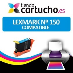 CARTUCHO COMPATIBLE CYAN LEXMARK Nº 150XL