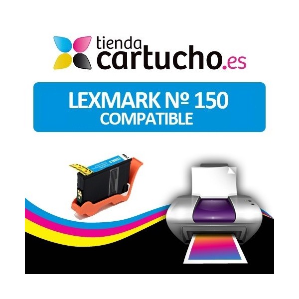 CARTUCHO COMPATIBLE CYAN LEXMARK Nº 150XL