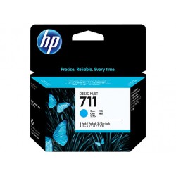 HP 711 CYAN PACK 3 CARTUCHOS ORIGINALES