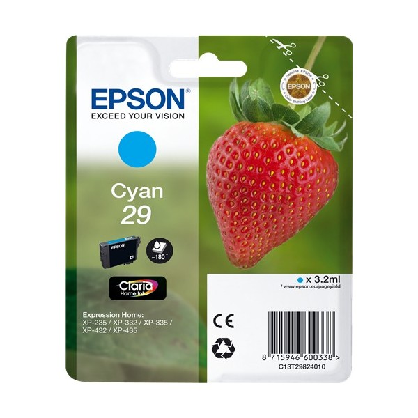 Epson 29 Cyan, Cartucho de tinta original 
