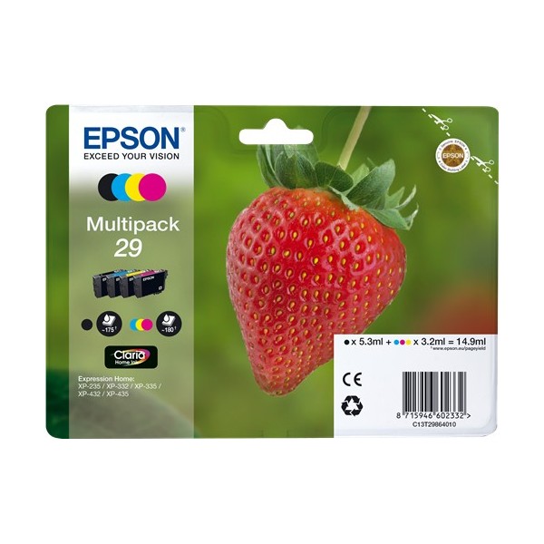 Epson 29 pack colores, cartuchos de tinta original