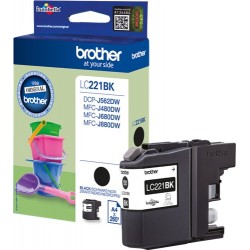 Brother LC221 negro cartucho de tinta original 