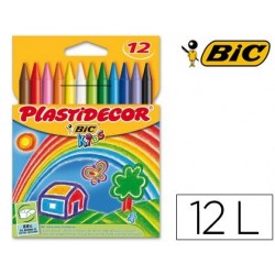 BIC PLASTIDECOR 12 COLORES