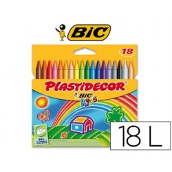 BIC PLASTIDECOR 18 COLORES