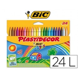 BIC PLASTIDECOR 24 COLORES