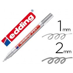 EDDING 751 PAINT MARKER PLATA