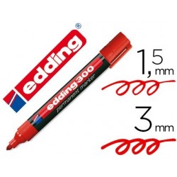 EDDING 300 RECARGABLE ROJO