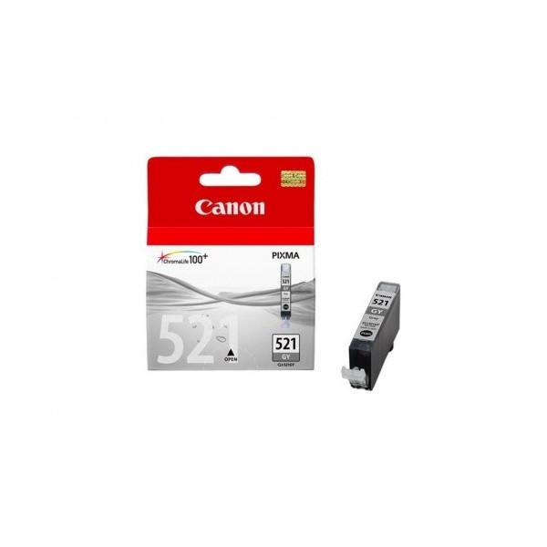 Canon CLI521GY gris cartucho de tinta original.