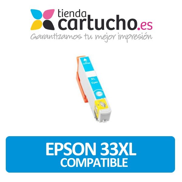 Epson 33XL Compatible Cyan