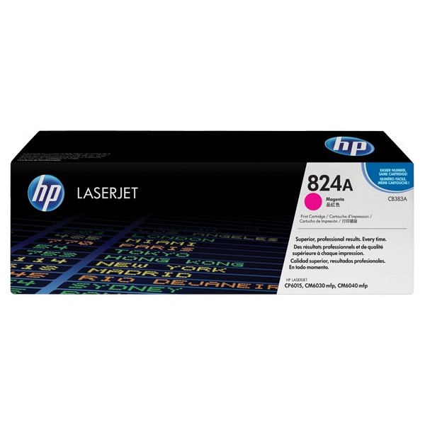 Cartucho de Toner HP 824A - CB383A Magenta original 21000 páginas