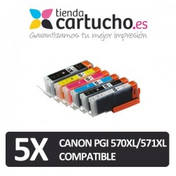 2 conjuntos de 10 Cartuchos de tinta de color compatible con Direct IGP 570XL CLI 571 XL-para 