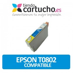 CARTUCHO COMPATIBLE EPSON T0802 CYAN