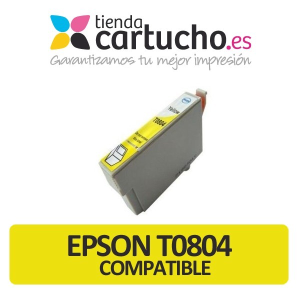 CARTUCHO COMPATIBLE EPSON T0804 AMARILLO CARTUCHO COMPATIBLE EPSON T0804 AMARILLO