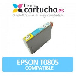 CARTUCHO COMPATIBLE EPSON T0805 LIGHT CYAN