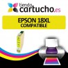 EPSON 18XL AMARILLO Compatible ref. T1814 para impresoras Epson Expression Home XP-102, XP-202, XP-205, XP-30, XP-305, XP-405