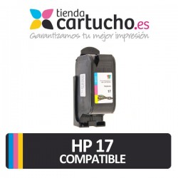 CARTUCHO DE TINTA HP 17 (40ml.) REMANUFACTURADO PREMIUM (SUSTITUYE CARTUCHO ORIGINAL REF. C6625AE)