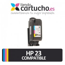 CARTUCHO DE TINTA HP 23 (40ml.) REMANUFACTURADO PREMIUM (SUSTITUYE CARTUCHO ORIGINAL REF. C1823DE y C1823GE)