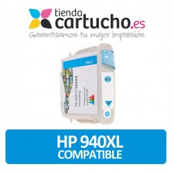 HP 940 XL CYAN (30ml.) CARTUCHO RECICLADO CON CHIP (SUSTITUYE CARTUCHO ORIGINAL REF.  C4907AE)