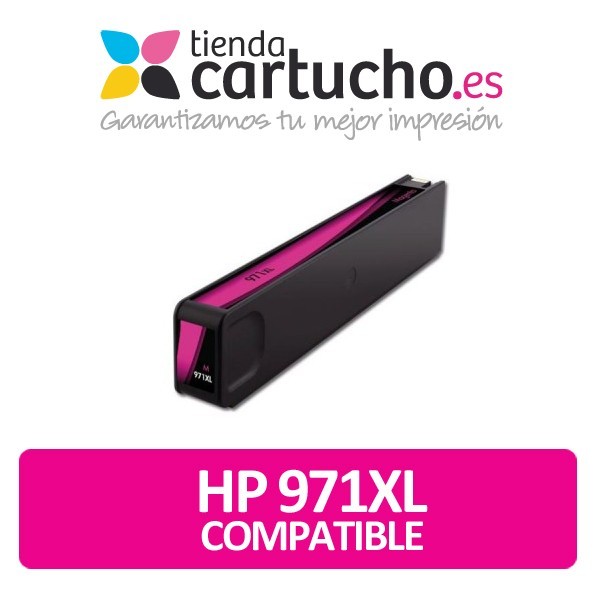 HP 971XL Magenta. Cartucho de tinta remanufacturado Premium - Alta capacidad.