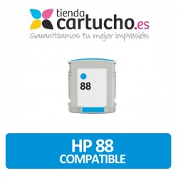 CARTUCHO DE TINTA HP 88XL CYAN REMANUFACTURADO PREMIUM (SUSTITUYE CARTUCHO ORIGINAL REF. C9391AE)