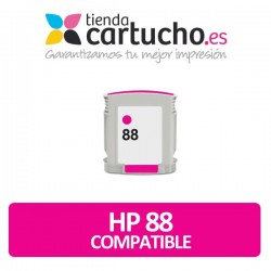 CARTUCHO DE TINTA HP 88XL MAGENTA REMANUFACTURADO PREMIUM(SUSTITUYE CARTUCHO ORIGINAL REF. C9392AE)