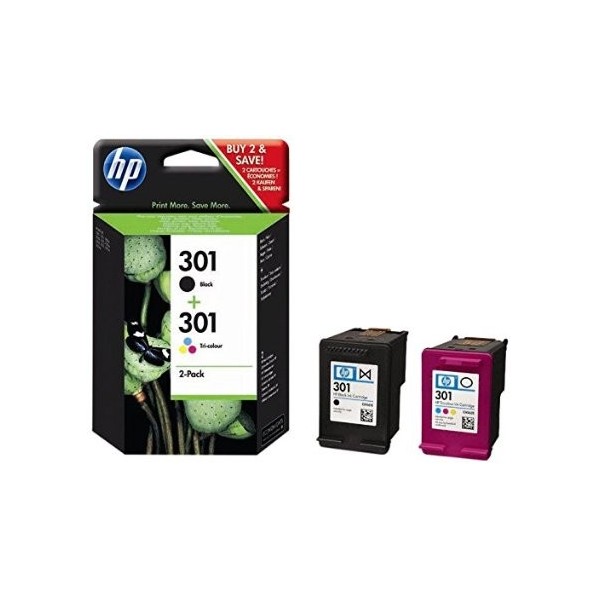 HP 301 NEGRO + 301 TRICOLOR PACK TINTA ORIGINAL