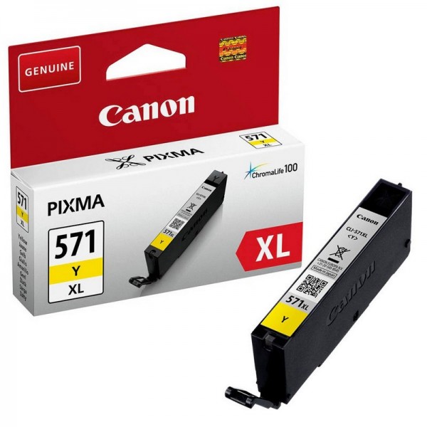 Canon Original CLI-571 Amarillo Alta Capacidad