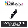 CARTUCHO COMPATIBLE CANON CLI-571XL ALTA CAPACIDAD NEGRO