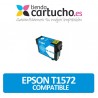 Cartucho compatible Epson T1572 cyan