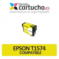 Cartucho compatible Epson T1574 Amarillo