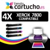 Pack 4 Xerox Phaser 7800
