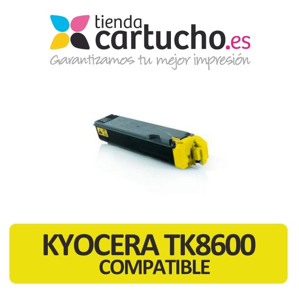 CARTUCHO DE TONER KYOCERA TK-8600 AMARILLO COMPATIBLE