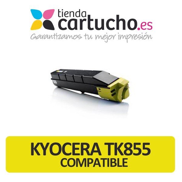 CARTUCHO DE TONER KYOCERA TK-855 AMARILLO COMPATIBLE