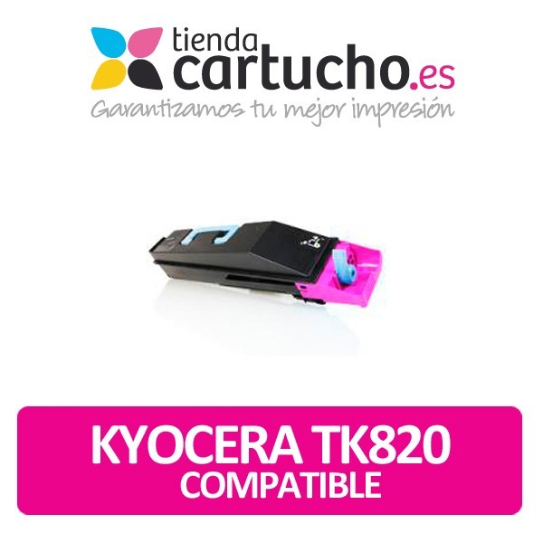 CARTUCHO DE TONER KYOCERA TK-820/TK-821 MAGENTA COMPATIBLE