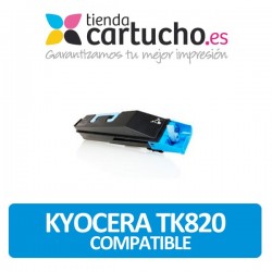 CARTUCHO DE TONER KYOCERA TK-820/TK-821 CYAN COMPATIBLE