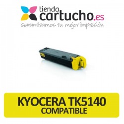 CARTUCHO DE TONER KYOCERA TK-5140 AMARILLO COMPATIBLE