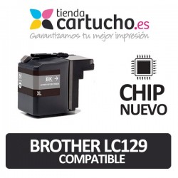 CARTUCHO NEGRO BROTHER LC129 COMPATIBLE