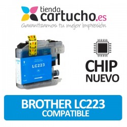 Cartucho Cyan Brother LC-223 compatible NUEVO CHIP