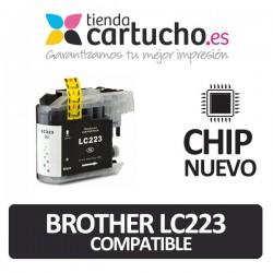 Cartucho Negro Brother LC-223 compatible NUEVO CHIP