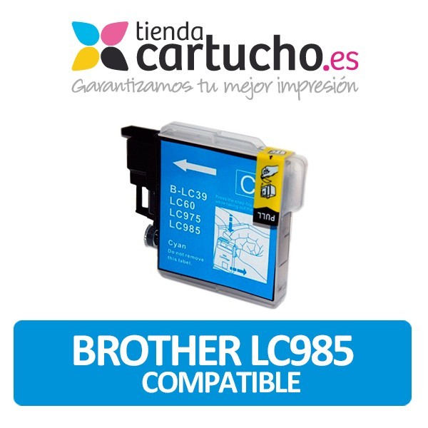 Brother LC39 LC985 CYAN compatible