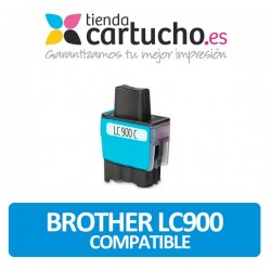Cartucho de tinta compatible Brother LC900 CYAN