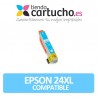 CARTUCHO COMPATIBLE EPSON T2435 (24XL) LIGHT CYAN