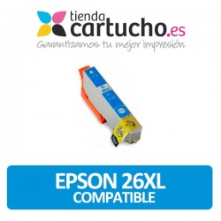 Cartucho de tinta Epson 26XL - T2632 cyan compatible