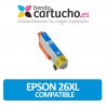 Cartucho de tinta Epson 26XL - T2632 cyan compatible
