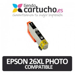 Cartucho de tinta Epson 26XL - T2631 photo negro compatible